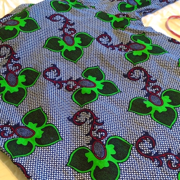 Wax African fabric blouse L or XL - Picture 6 of 7